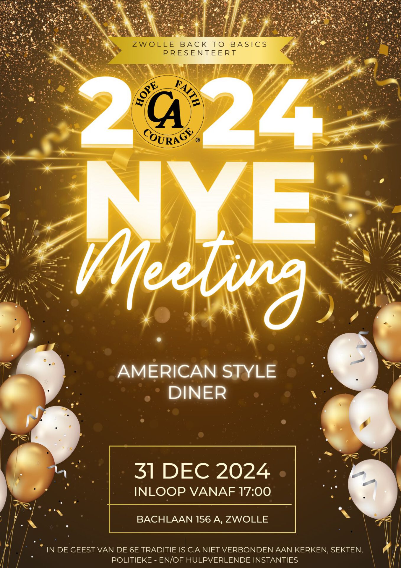 CA 2024 New Years Eve Meeting – Zwolle